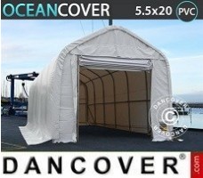 Varastoteltta Oceancover 5,5x20x4,1x5,3m PVC
